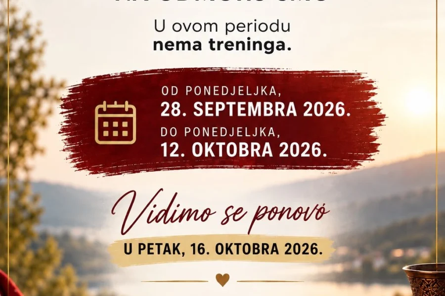 Plakat KUD-a Sevdah o jesenskom odmoru 2026
